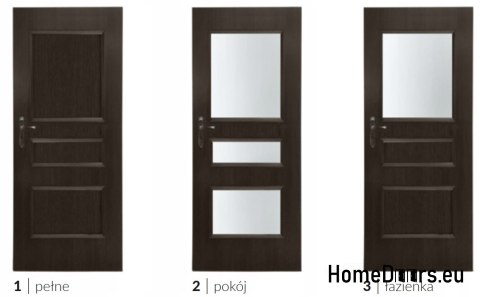 Porte interne vetrate ABALON Room 60