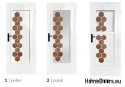 Drzwi przeszklone wewnętrzne pokojowe Heksagon Wood Pokój 90