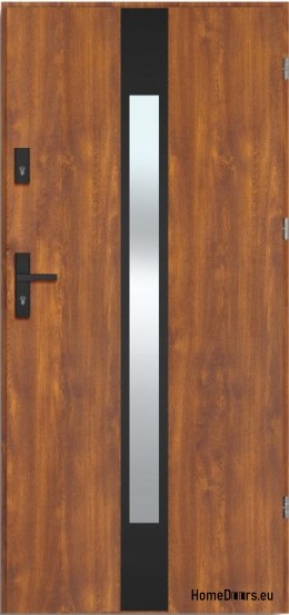 YUKON NERO THICK porte esterne in acciaio caldo 1,2Wm2k 70mm, OFF STOCK 90 P