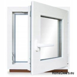 FINESTRA IN PVC RU DESTRA 800x1000 / 80x100 BIANCO, PRONTA PER L'ACQUISTO