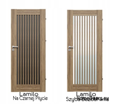 Drzwi Wewnętrzne Ramowe Lamilo na Czarnej Płycie 80 FRESH Kolory Drzwi Wewnętrzne Ramowe Lamilo na Czarnej Płycie 80 FRESH Kolory