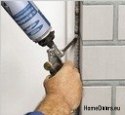 PORTE ESTERNE PER NEGOZI IN PVC 100/200 DESTRA VETRATO BIANCO