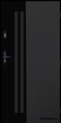PANTOR ALPINE-PASIVE 02 Porta Esterna Destra 90 Antracite Spessore 72mm Caldo
