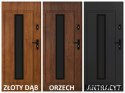 Porta esterna PANTOR LEO 01 sinistra 80 rovere dorato spessore 72mm caldo