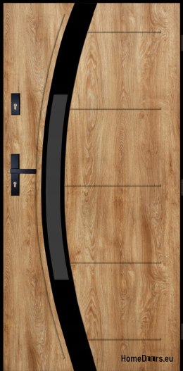 Porta Esterna PANTOR SATURN 03 Destra 100 ROVERE TURNER Spessore 72mm Caldo