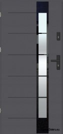 Porte esterne calde THERMO GLASS confezione da 4 vetri 70 mm, OFF-the-SHELF, 90 L