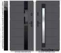 Porte esterne calde THERMO GLASS confezione da 4 vetri 70mm, OFF-the-SHELF, 90 P