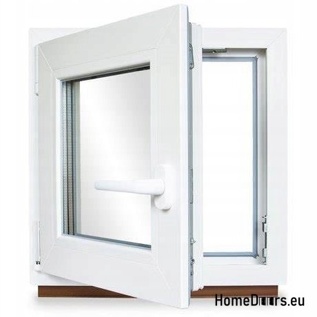 FINESTRA IN PVC RU SINISTRA 600x600 / 60x60 BIFACCIALE ANTRACITE FINESTRA IN PVC RU SINISTRA 600x600 / 60x60 BIFACCIALE ANTRACITE