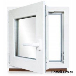 FINESTRA IN PVC RU SINISTRA 600x600 / 60x60 BIANCO