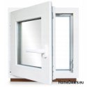 FINESTRA IN PVC RU DESTRA 500x800 / 50x80 BIANCO
