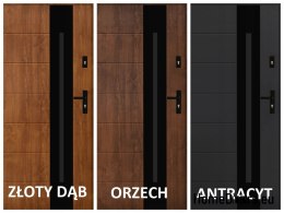 PANTOR ALPINE-PASIVE 03 Porta Esterna Sinistra 90 Rovere Dorato Spessore 72mm Caldo