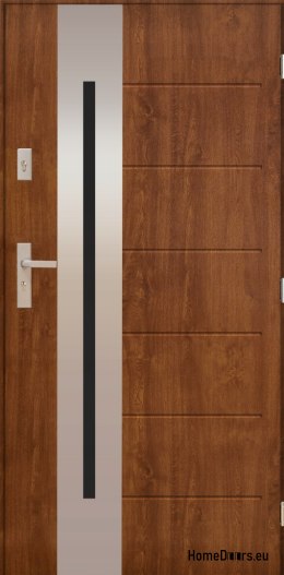 PANTOR ALPINE-PASIVE 04 Porta Esterna Destra 90 Rovere Dorato Spessore 72mm