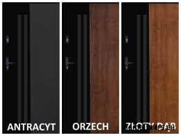 Porta Esterna PANTOR BERGEN 01 Destra 90 Rovere Dorato Spessore 72mm Caldo