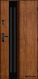 Porta Esterna PANTOR BERGEN 02 Destra 90 Rovere Dorato Spessore 72mm Caldo