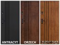 Porta esterna PANTOR HURON destra 90 rovere dorato spessore 72mm caldo
