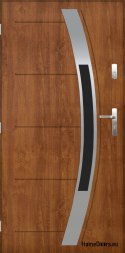 Porta esterna polacca FAGOT 01 90 sinistra rovere dorato
