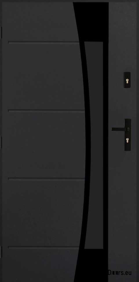 Porta esterna polacca FAGOT 02 80 sinistra ANTRACITE Porta esterna polacca FAGOT 02 80 sinistra ANTRACITE