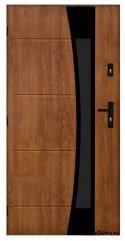 Porta esterna polacca FAGOT 02 80 sinistra rovere dorato