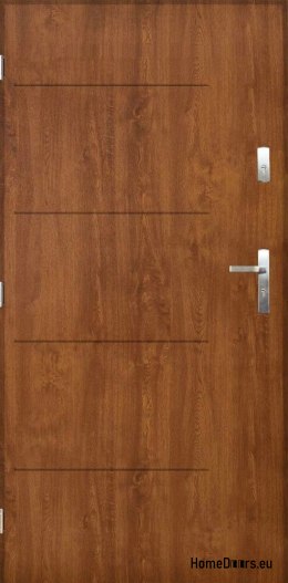 Porta esterna polacca SAMBA 80 Rovere dorato sinistro