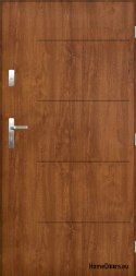 Porta esterna polacca SAMBA 90 DESTRA rovere dorato