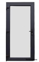 PORTE PER NEGOZI IN PVC 100/200 ANTRACITE/BIANCO SMALTATO