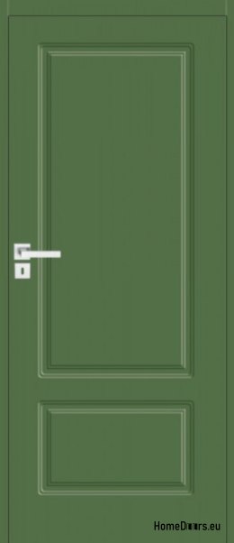 Porta in legno di pino fresato con telaio fisso Boston BS-5 90