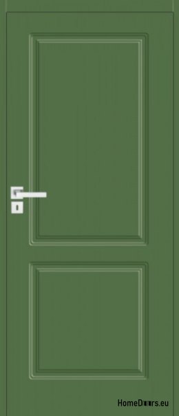 Porta in legno di pino fresato con telaio fisso Boston BS-6 70