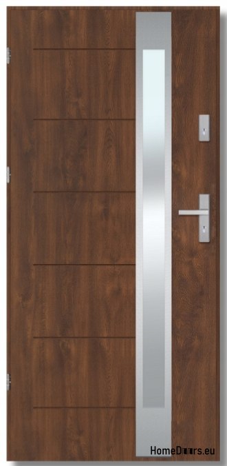 Porta da esterno BREMA INOX con specchio unidirezionale, SPESSORE 70mm, PRONTA ALL'USO, 90 L Porta da esterno BREMA INOX con specchio unidirezionale, SPESSORE 70mm, PRONTA ALL'USO, 90 L