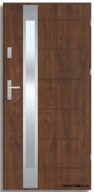 Porta per esterni BREMA INOX con specchio unidirezionale, SPESSORE 70mm, PRONTA ALL'USO, 90 P Porta per esterni BREMA INOX con specchio unidirezionale, SPESSORE 70mm, PRONTA ALL'USO, 90 P