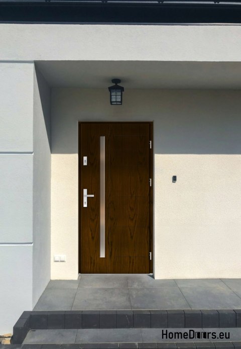 Porta esterna in legno Almeria 68 mm caldo 90 Destra noce OFF STOCK Porta esterna in legno Almeria 68 mm caldo 90 Destra noce OFF STOCK