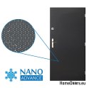 Porta esterna Acciaio lucido 55mm Tango 04 80 destra antracite