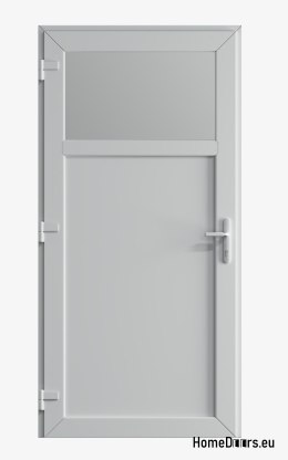 PORTA ESTERNA TECNICA IN PVC 100X205 cm BIANCA SINISTRA