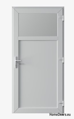 PVC TECNICO ESTERNO PORTA DI CASA 100X205 cm BIANCO DESTRA