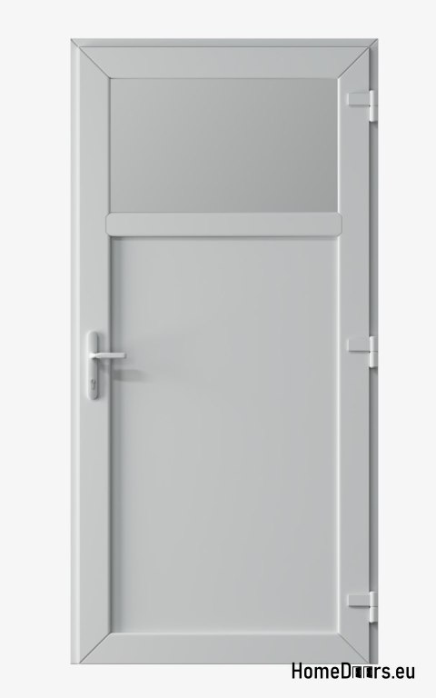 PVC TECNICO ESTERNO PORTA DI CASA 100X205 cm BIANCO DESTRA