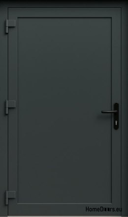 PVC TECNICO ESTERNO PORTA DOMESTICA 90X205 cm ANTRACITE SINISTRA