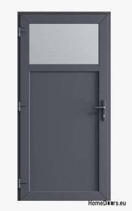 PVC TECNICO ESTERNO PORTA DOMESTICA 90X205 cm ANTRACITE SINISTRA