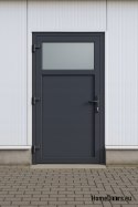 PVC TECNICO ESTERNO PORTA DOMESTICA 90X205 cm ANTRACITE SINISTRA