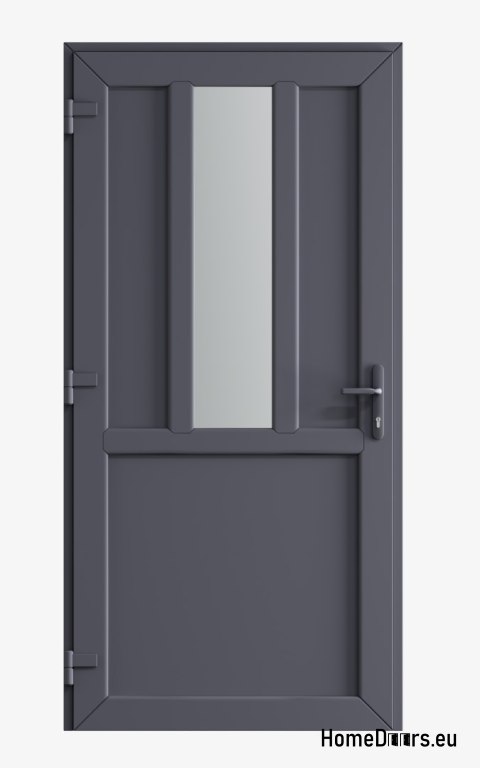 PVC TECNICO ESTERNO PORTA DOMESTICA 90X205 cm ANTRACITE SINISTRA