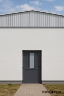 PVC TECNICO ESTERNO PORTA DOMESTICA 90X205 cm ANTRACITE SINISTRA