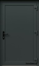 PORTE TECNICHE PER ESTERNI IN PVC 90X205 cm ANTRACITE DESTRA