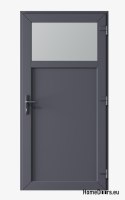 PORTE TECNICHE PER ESTERNI IN PVC 90X205 cm ANTRACITE DESTRA