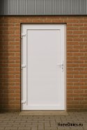 PORTA ESTERNA ESTERNA IN PVC 90X205 cm BIANCA SINISTRA