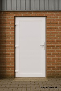 PORTA ESTERNA ESTERNA IN PVC 90X205 cm BIANCA SINISTRA
