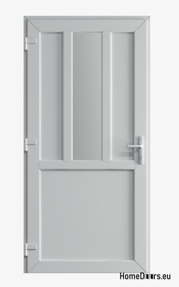 PORTA ESTERNA ESTERNA IN PVC 90X205 cm BIANCA SINISTRA