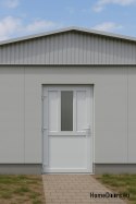 PORTA ESTERNA ESTERNA IN PVC 90X205 cm BIANCA SINISTRA