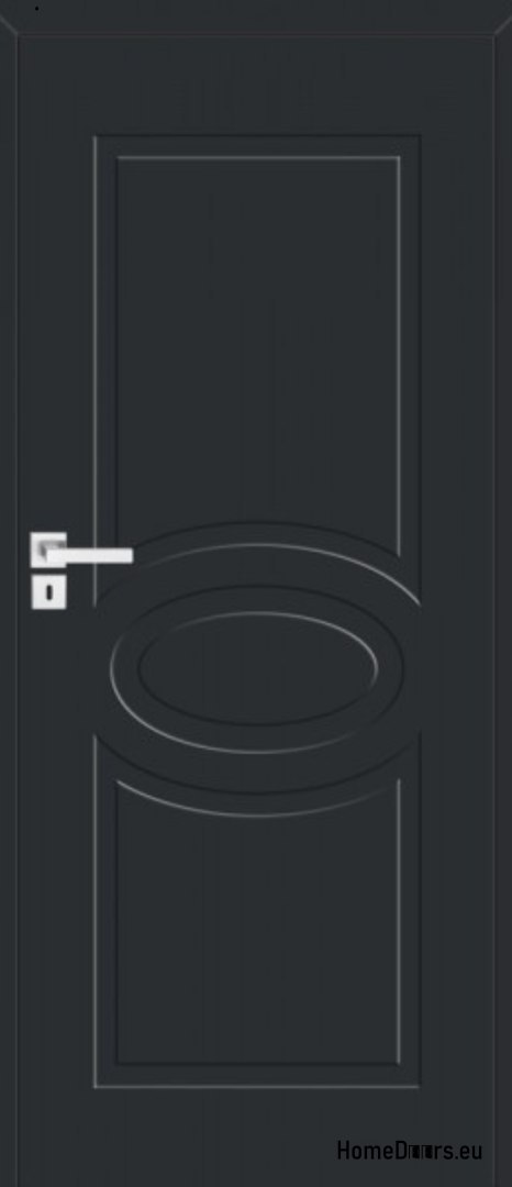 Porta in legno di pino fresato con telaio fisso Boston BS-12 70