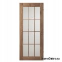 Porte interne in rovere nodato Lamin Glass 80
