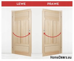 Porte interne in rovere nodato Lamin Glass 80