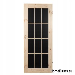Porte Interne in Pino Lamin Pino Nero Annodato 90