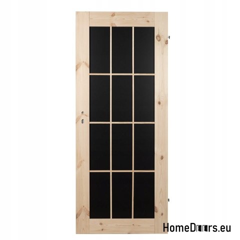 Porte Interne in Pino Lamin Pino Nero Annodato 90